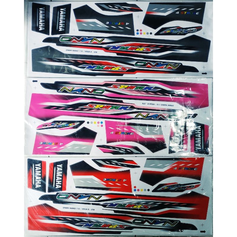 Jual Sticker Stiker Striping Vega R New (SPARK NANO) | Shopee Indonesia