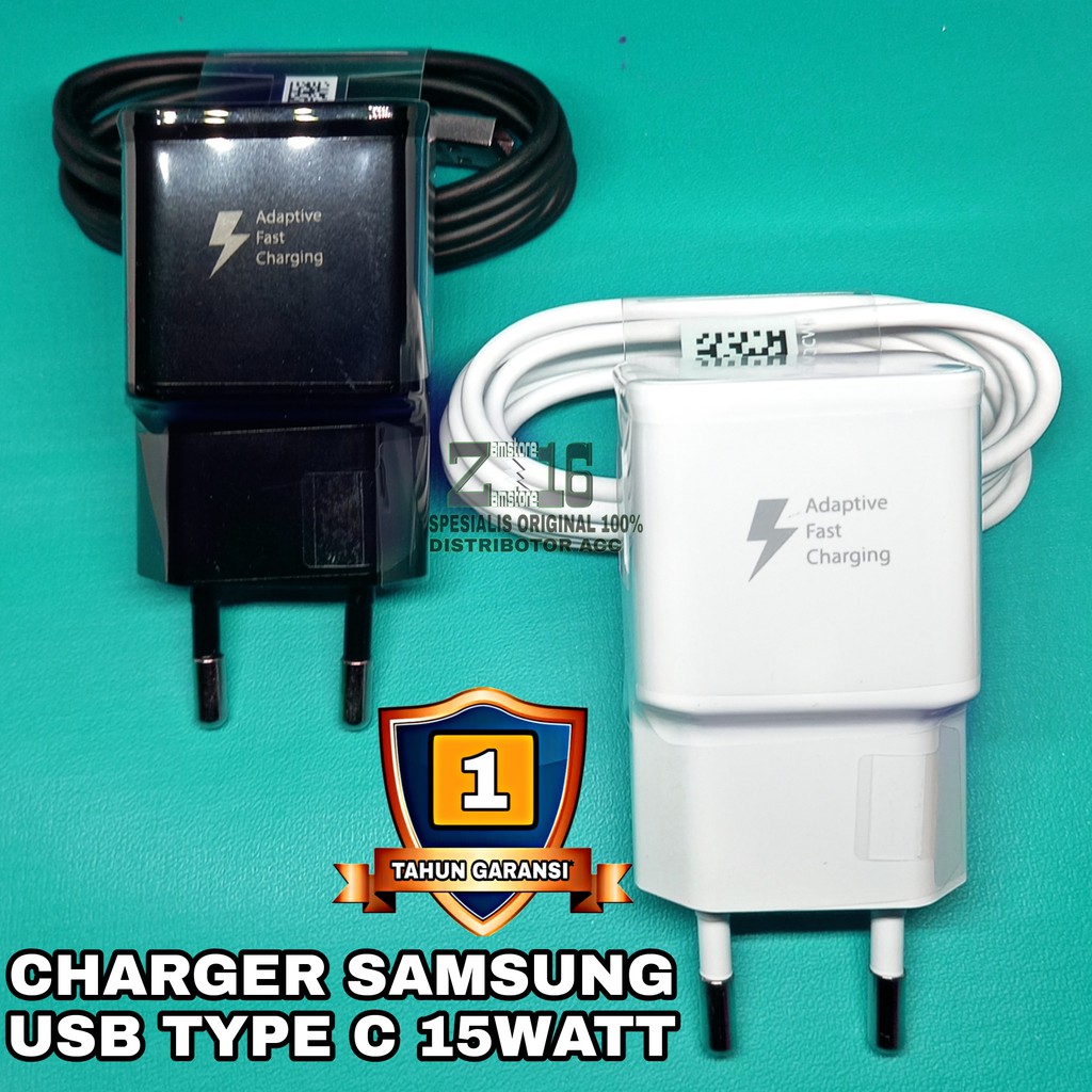 Jual ( COD ) Charger Samsung Galaxy Type C Original 100% fast charging ...