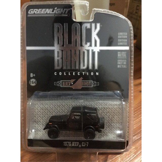 Jual Greenlight black bandit 1976 jeepcj 7 diecast mainan mobil