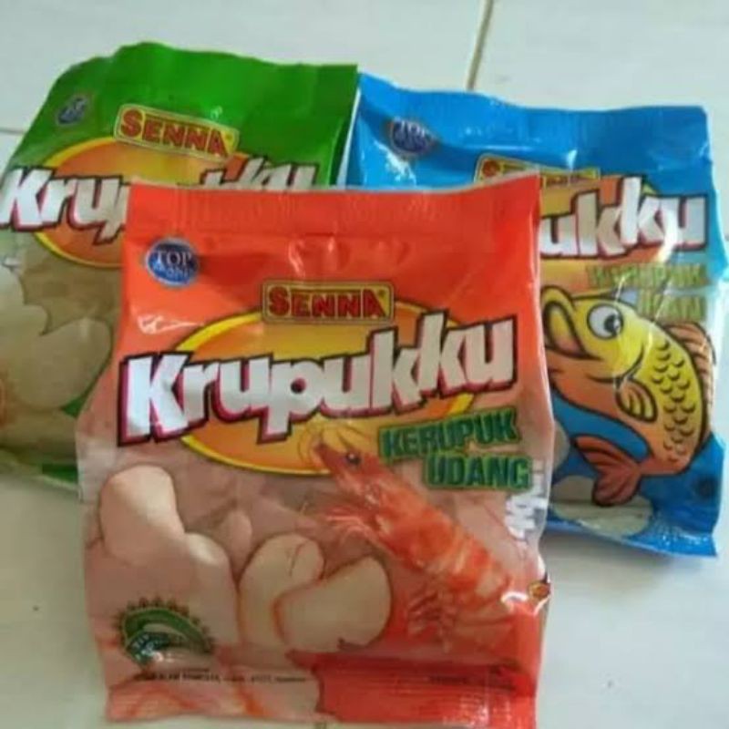 Jual Krupukku Senna Keripik Kerupuk Mentah 500 Gram Udang Ikan Bawang