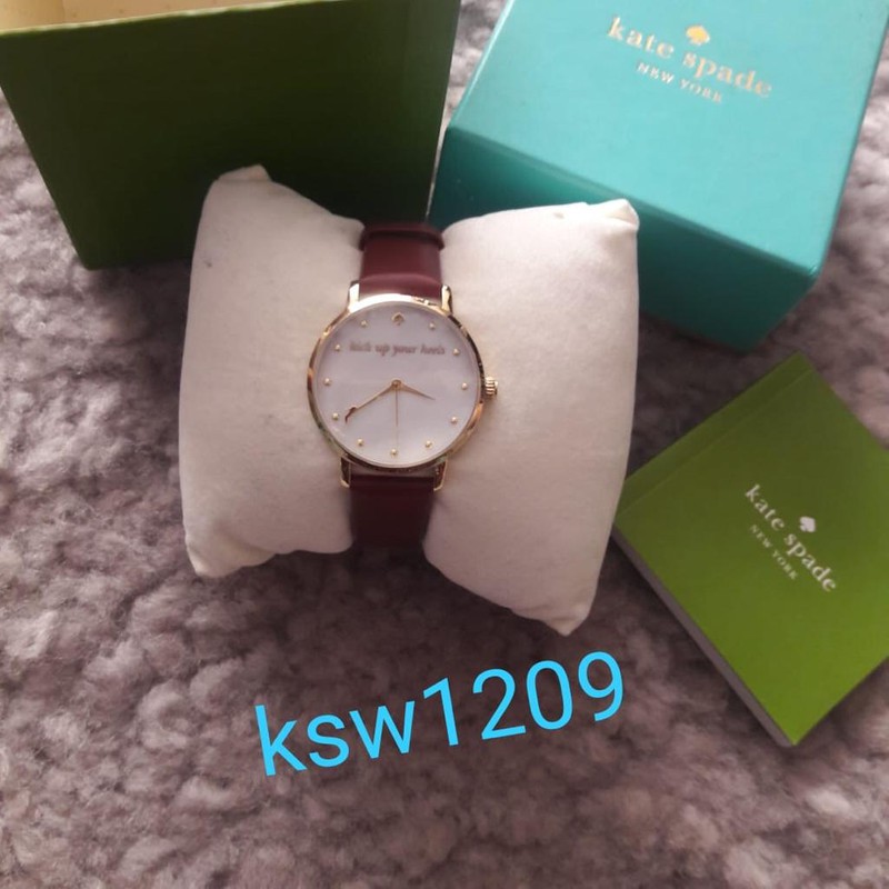 Jual jam kate spade leather watch ksw1209 merlot Shopee Indonesia