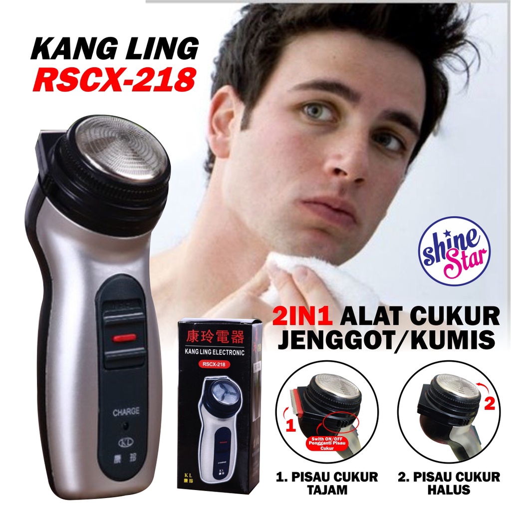 Jual Shine Star Cod Bayar Ditempat Alat Cukur Jenggot Elektrik Shaver Kang Ling Electronic