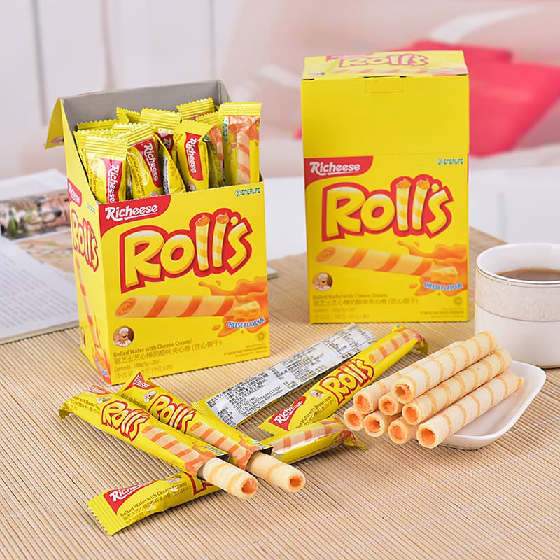 Jual RICHEESE ROLLS RICHOCO ROLLS NABATI ROLLS BOX ISI 20 MAKANAN ...