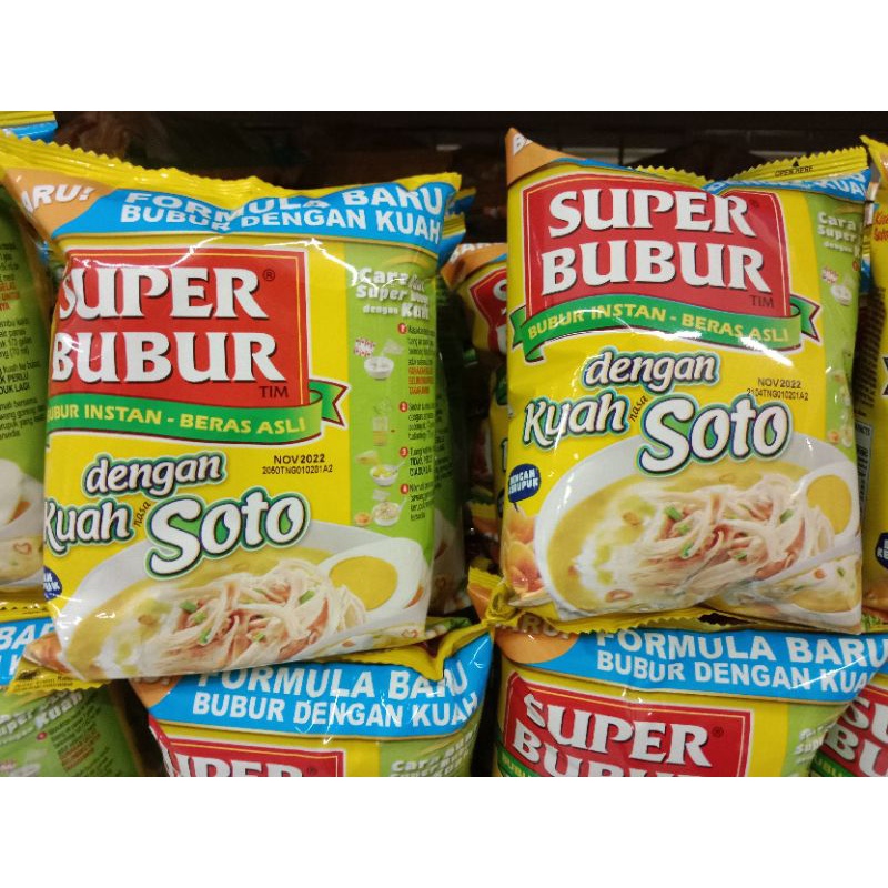 Jual Super Bubur Kuah Habiskan Stok Tinggal Rasa Kari Shopee Indonesia