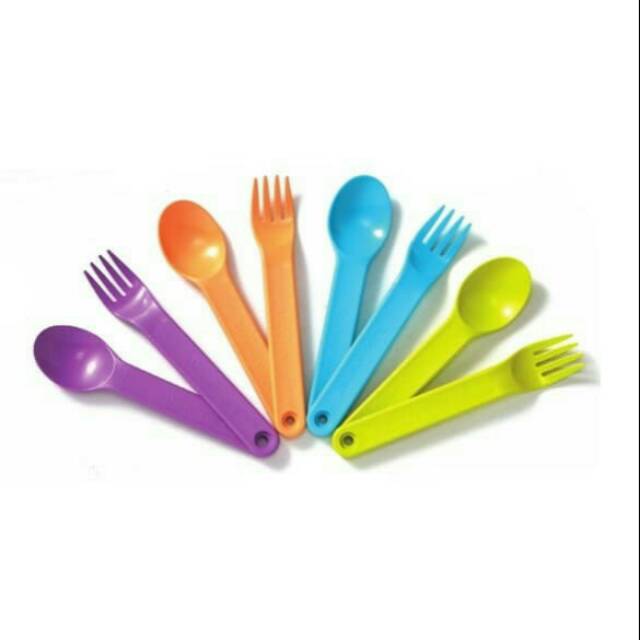 Jual promo murah tupperware ori - cutlery 1set sendok garpu | Shopee ...