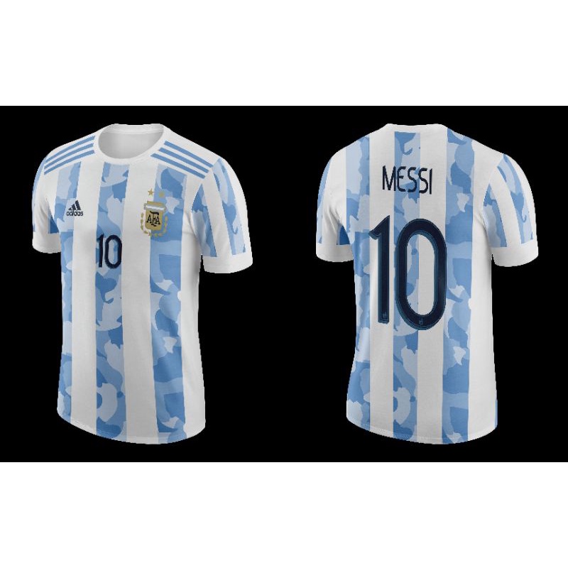 Jual Jersey Argentina Home 2021 Copa America Full Printing / Bisa ...