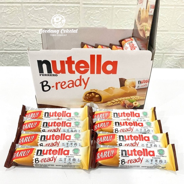 Jual Nutella Ferrero Bready B-Ready B Ready 22gr | Shopee Indonesia