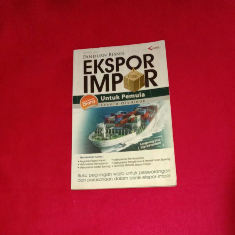 Jual Buku Panduan Bisnis Ekspor Impor Untuk Pemula Secara Otodidak