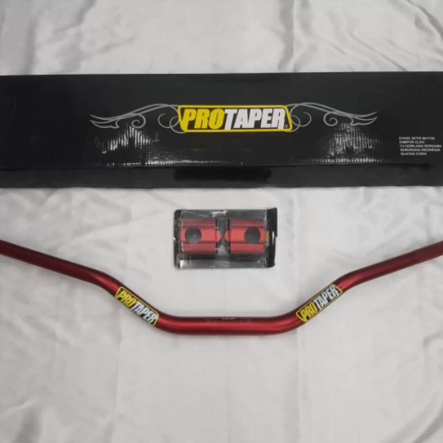 Jual Stir Fatbar + Riser Protaper Merah | Shopee Indonesia