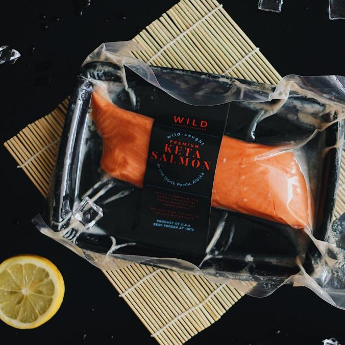 Jual premium alaskan wild salmon per pack tidak bau fresh lemak