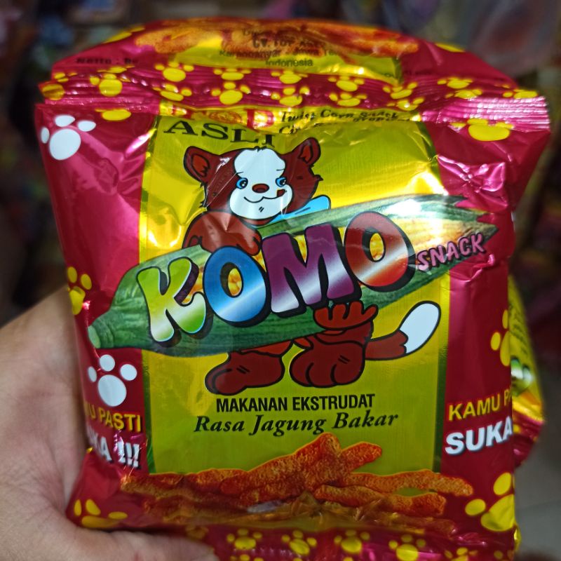 Jual Komo Snack Jadul Rasa Jagung Bakar 8 Gram | Shopee Indonesia