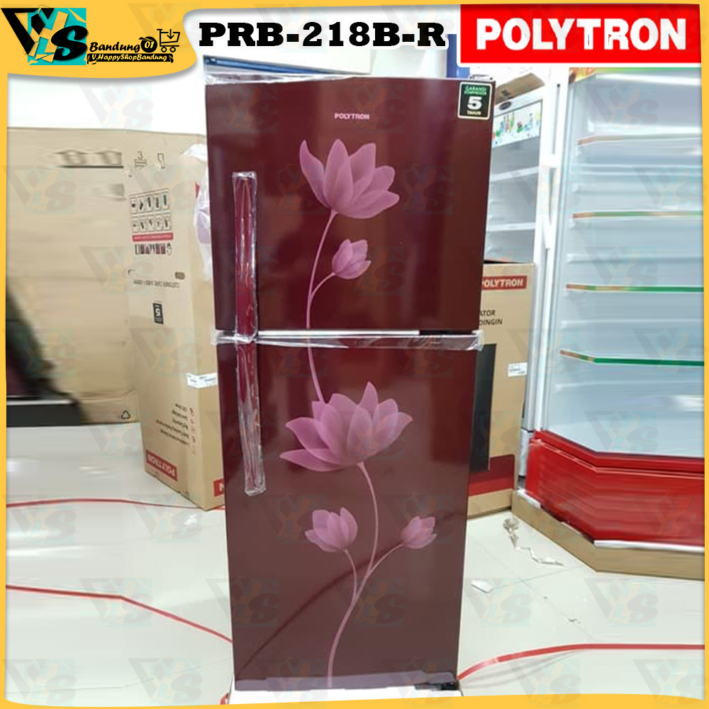 Jual kulkas 2 pintu Kulkas Polytron PRB-219 B / R 2 Pintu Murah 210 ...