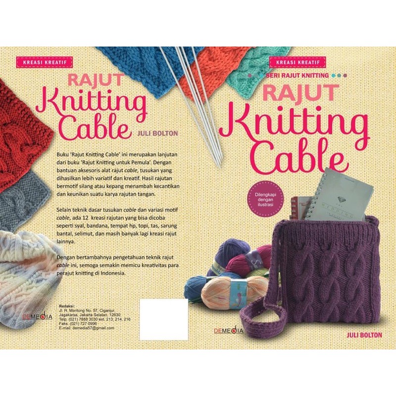 Jual Buku Rajut Knitting Cable | Shopee Indonesia