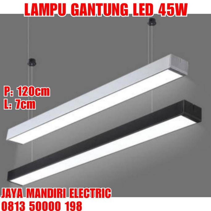 Jual Lampu Led Balok Watt Kantor Office Plafon Gantung Outbow Watt