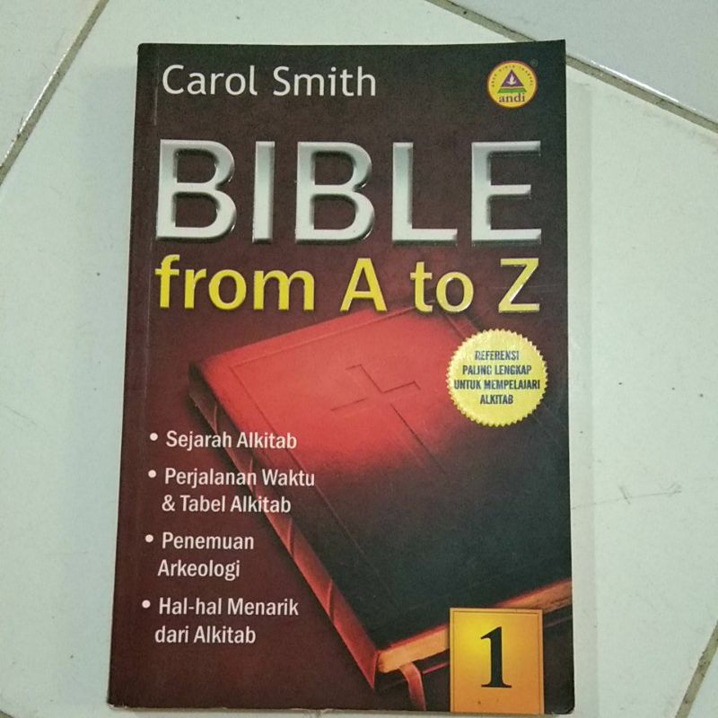 Jual BIBLE FROM A TO Z.Referensi Palibg Lengkap Untuk Mempelajari ...