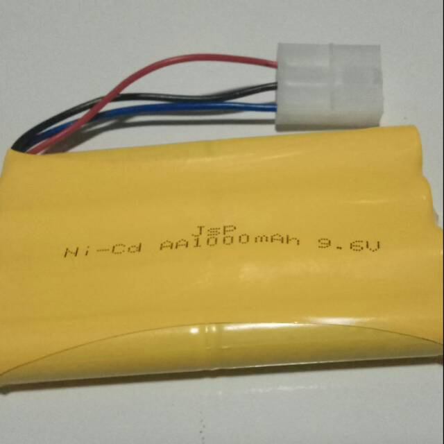 Jual BATERAI MOBIL REMOT /RC CAR 9.6V 1000MAH | Shopee Indonesia