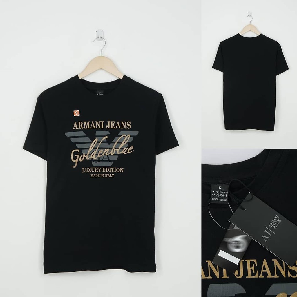 Armani jeans golden blue luxury edition sales