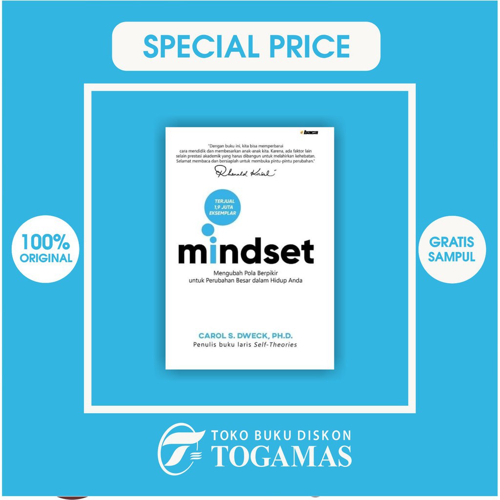 Jual MINDSET MENGUBAH POLA BERPIKIR UNTUK PERUBAHAN BESAR DALAM HIDUP ...