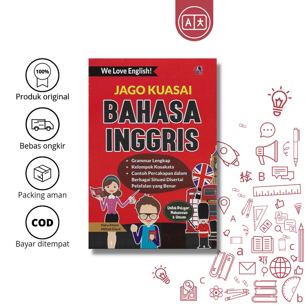 Jual Buku Bahasa Inggris Jago Kuasai Bahasa Inggris Untuk Pelajar