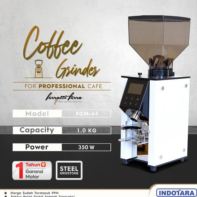 Jual Coffee Grinder Machine / Alat Penggiling Kopi Ferratti Ferro Fgm ...