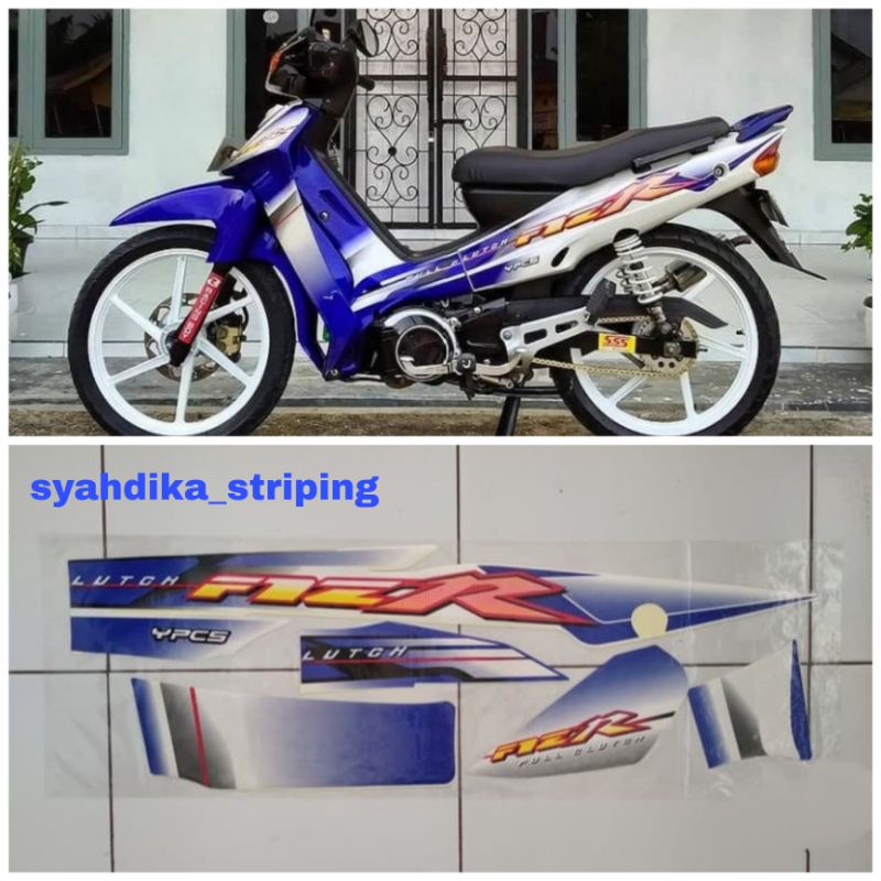 Jual Striping Sticker Lis Body Yamaha Fizr F1z R Fiz R Thn 2003 Biru