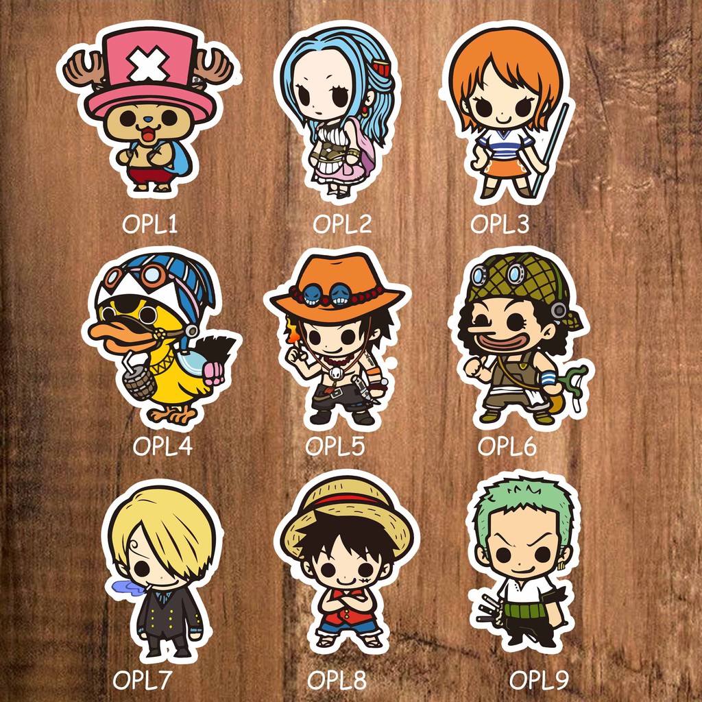 Jual Stiker Sticker Anime One Piece Op | Shopee Indonesia