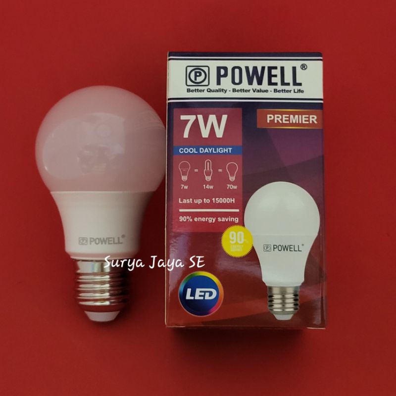 Jual Lampu Led 7 Watt Powell Premier Cahaya Putih Shopee Indonesia