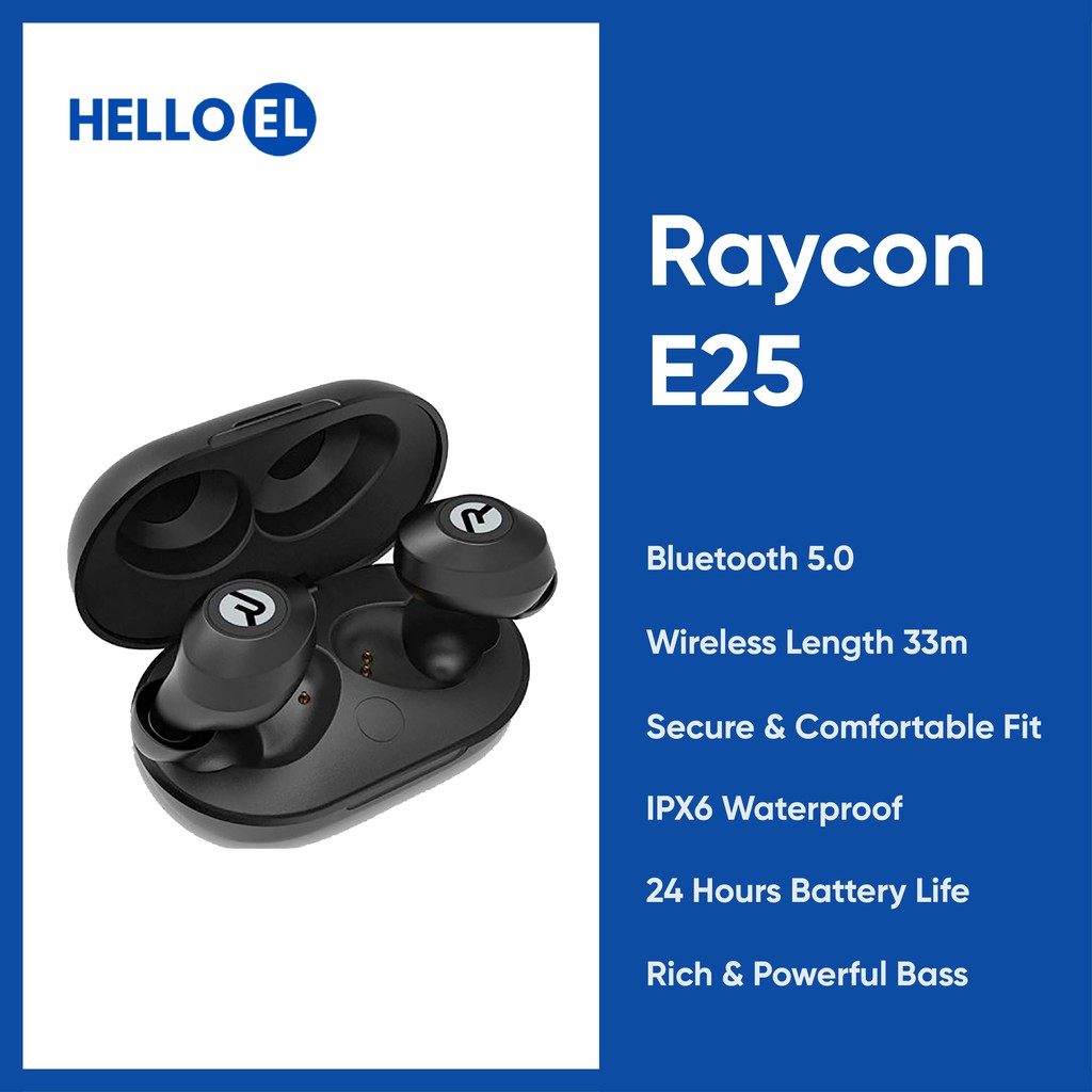 Jual Baca Deskripsi DP Raycon E25 Bluetooth 5.0 Wireless Earbuds Shopee Indonesia