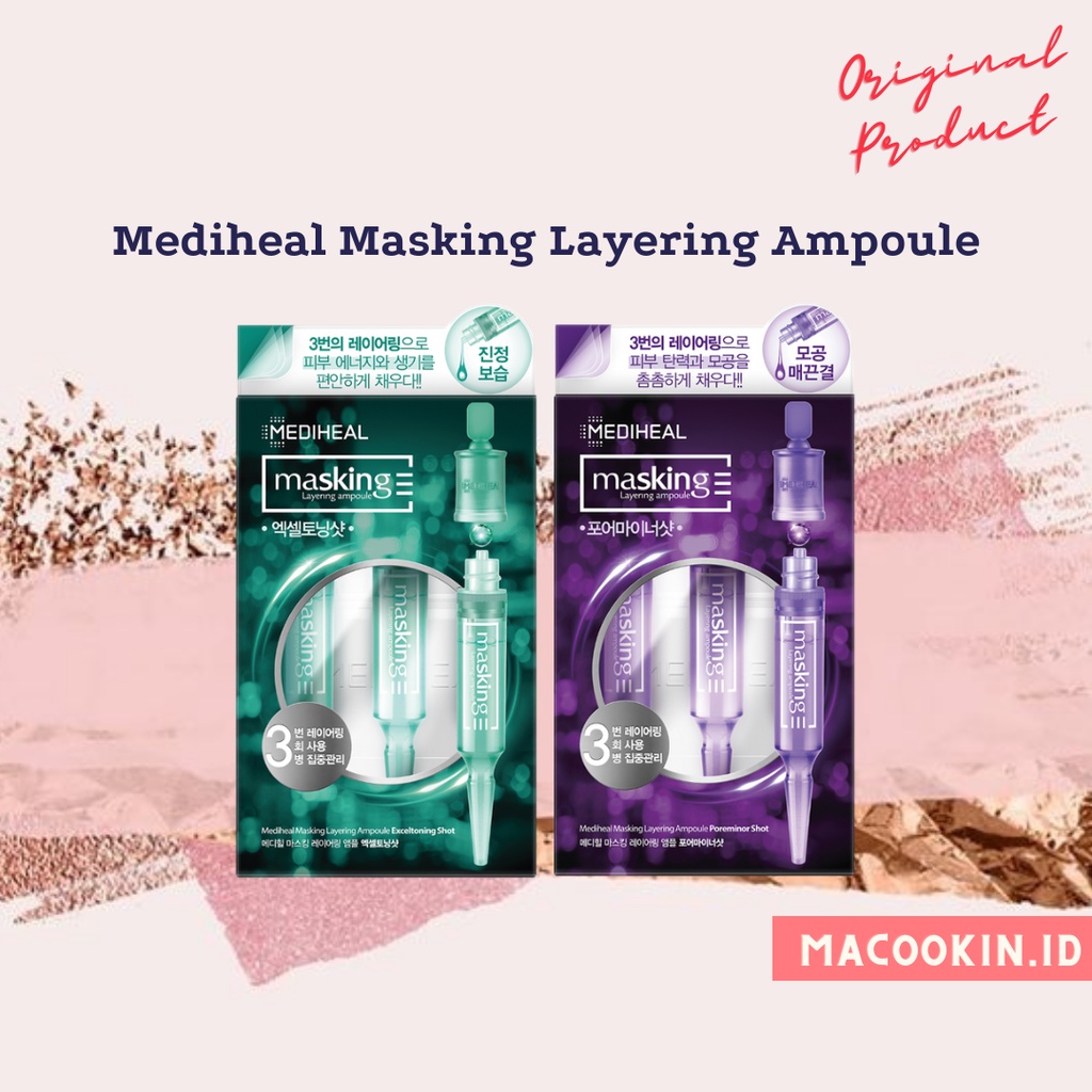 MEDIHEAL MASKING LAYERING AMPOULE POREM… - パック・フェイスマスク