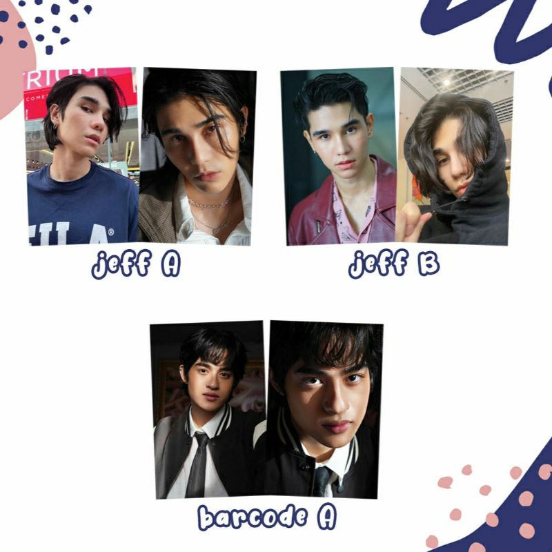 Jual (isi 2 pc) Photocard kinnporsche thai actor apo mile