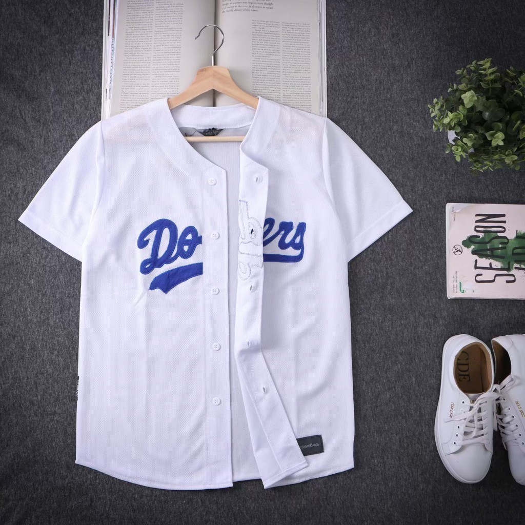 Jual kaos jersey DS navy premium / baju baseball jersey unisex / tshirt  baseball
