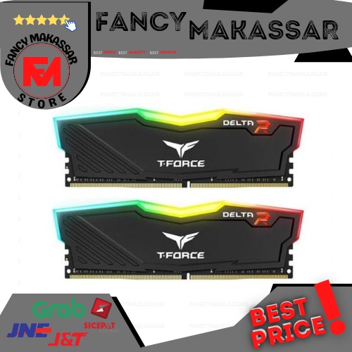 Jual TEAM T-Force Delta RGB (2x16G) 32GB DDR4 kit 3200MHz BLACK Memory ...