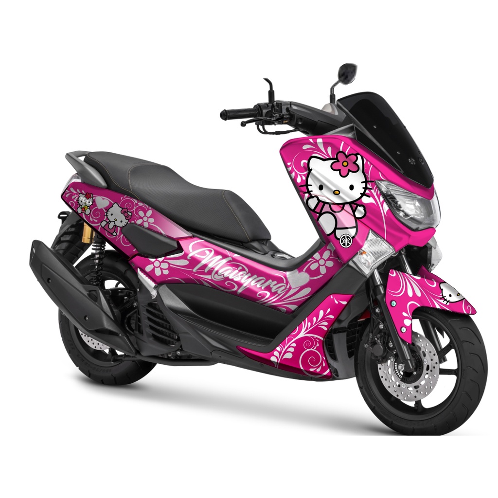 Jual Stiker decal All New NMAX hello kitty full body | Shopee Indonesia