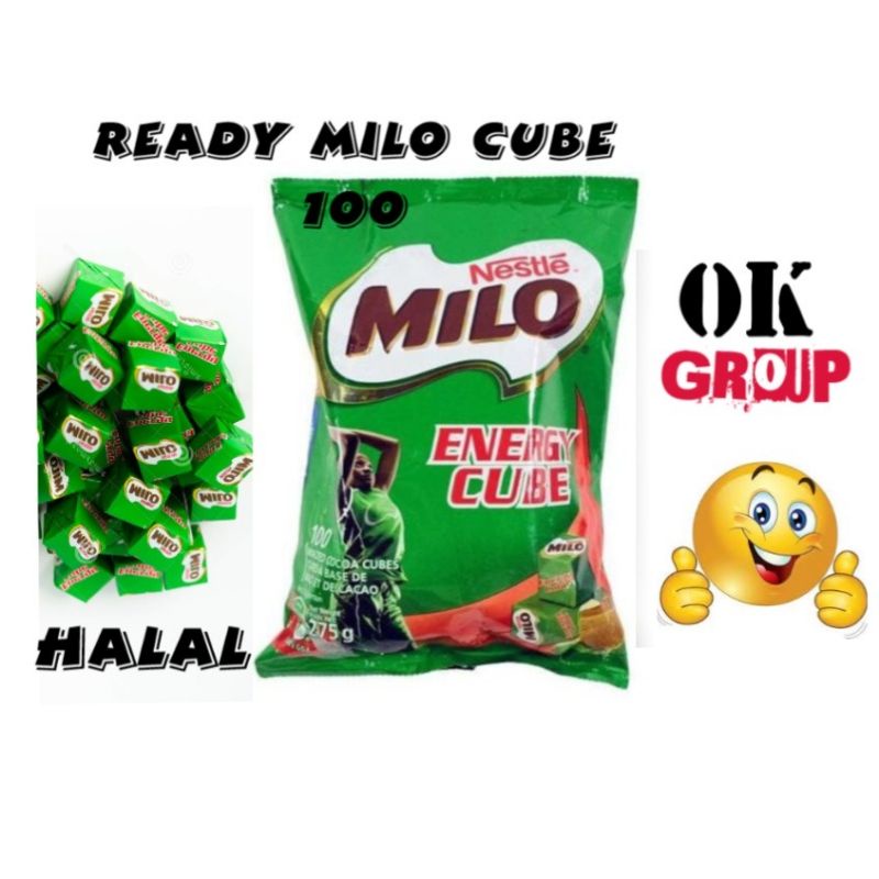 Jual Milo Cube 100pcs / Permen Coklat Milo Cube 100pcs ( Ready Stok