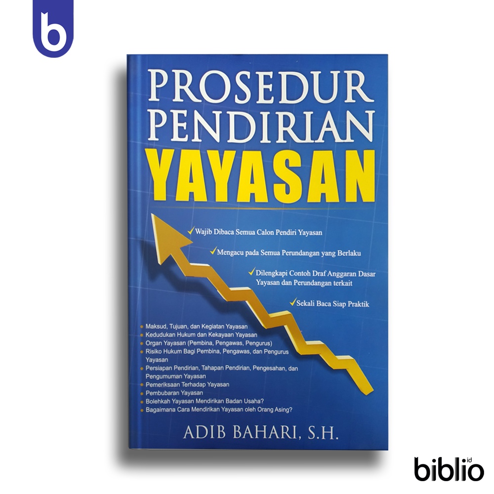 Jual Buku Prosedur Pendirian Yayasan | Shopee Indonesia