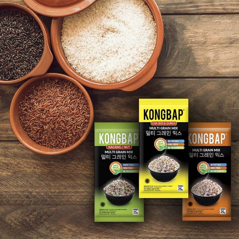 Jual Kongbap Multi Grain Mix Beras Campur Biji Bijian Sehat Kemasan ...