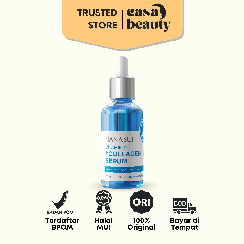 Jual Hanasui Vitamin C + Collagen Serum New Look & Improved Formula ...