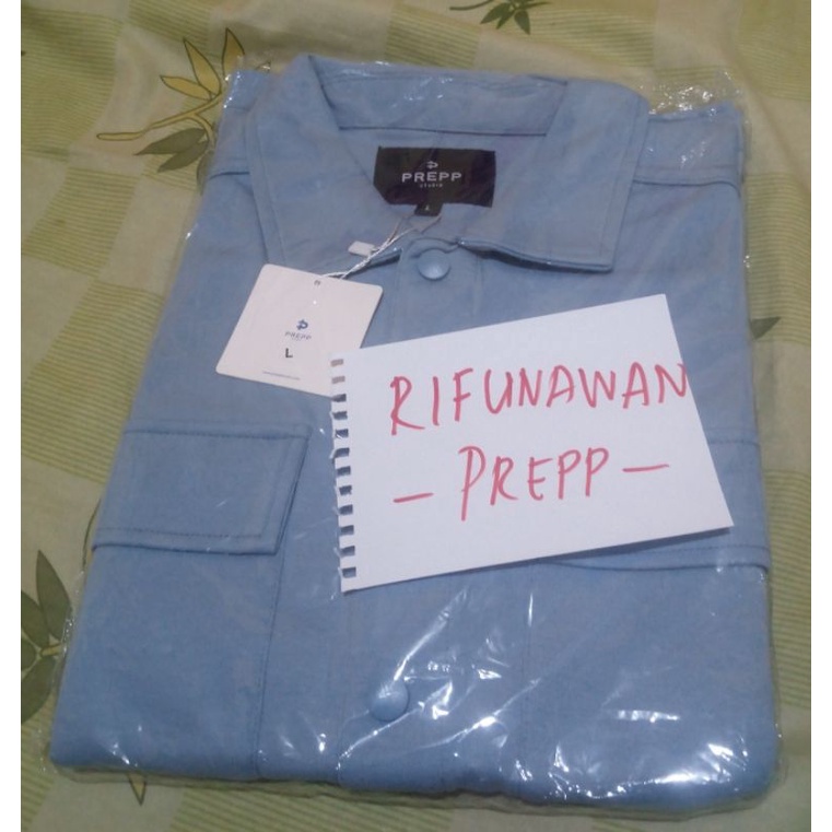 Jual Shaket Jacket Preppstudio (M) (Faded Blue) | Shopee Indonesia