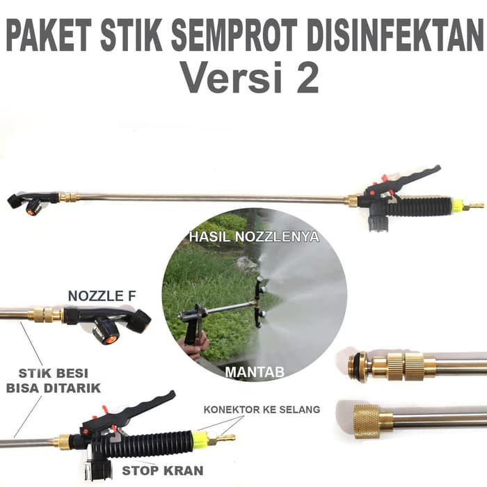 Jual Paket Stik Semprot Disinfektan Versi 2 - Nozzle bisa Pilih ...