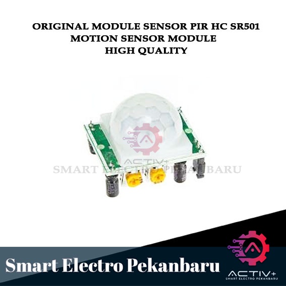 Jual ORIGINAL MODULE SENSOR PIR HC SR501 Sensor Infrared Keberadaan ...