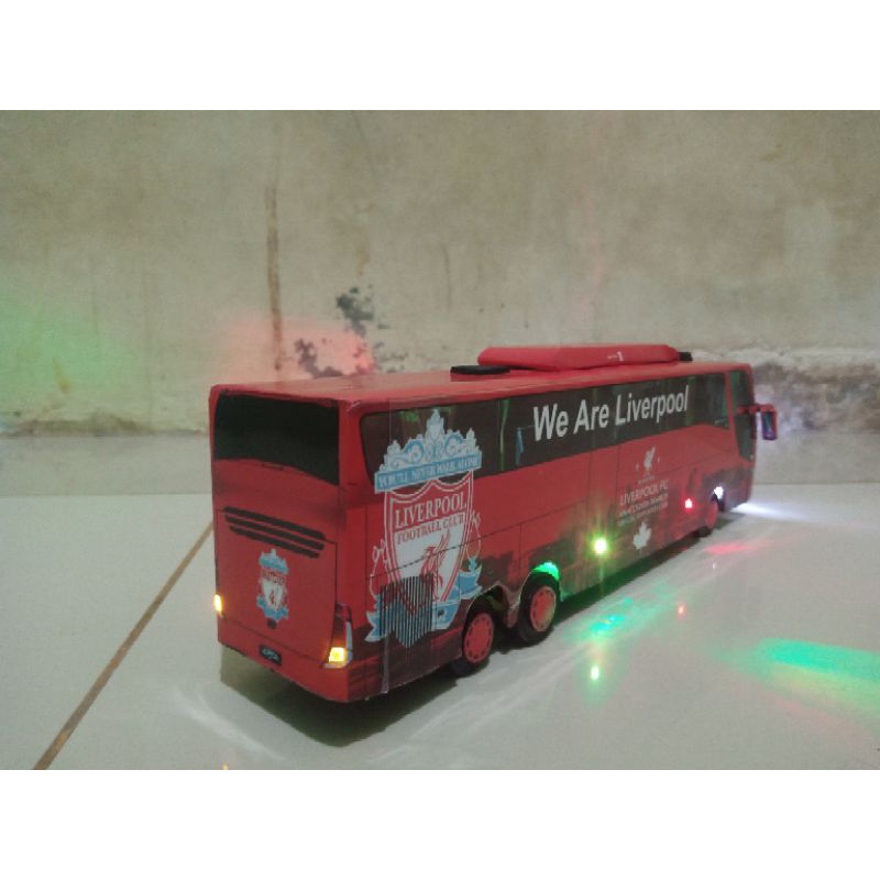 Jual miniatur papercraft bus Liverpool | Shopee Indonesia