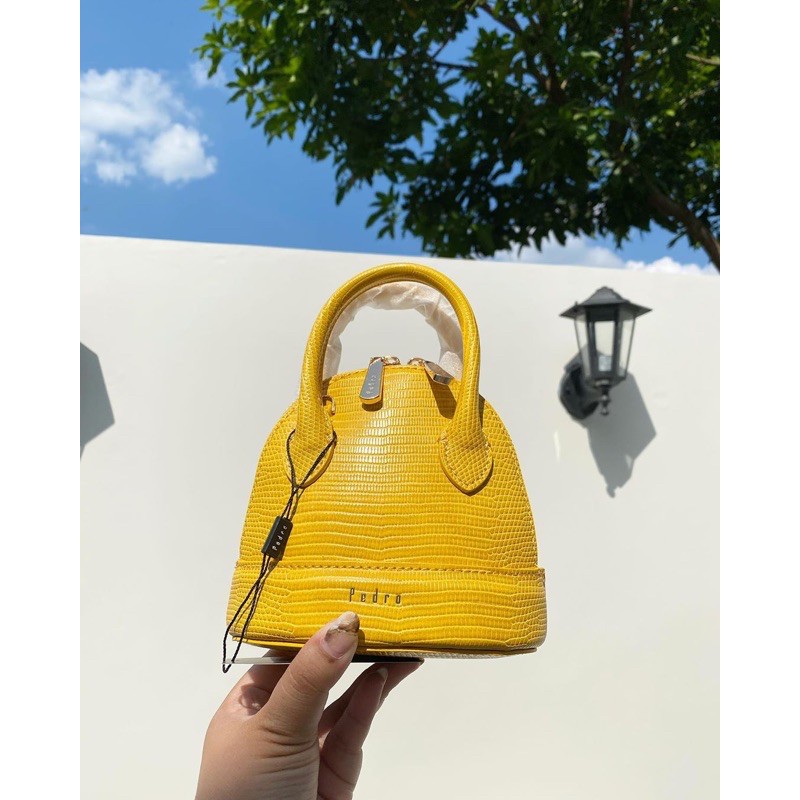 Jual Pedro mini lizard effect top handle bag Shopee Indonesia