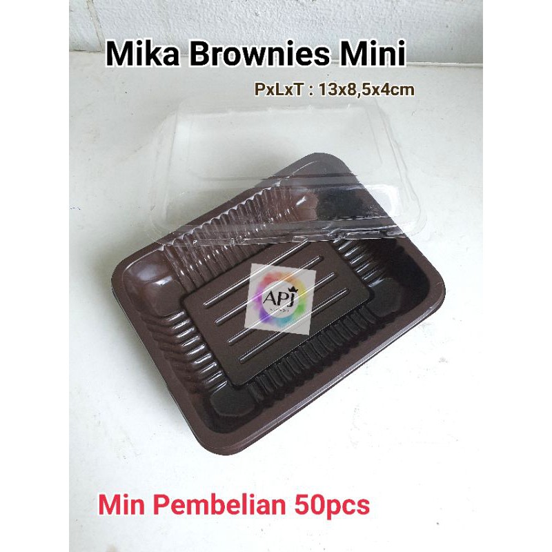 Jual Mika Brownies Mini Tray Brownies Mini Mika Bento Mini Mika Kue Mini Shopee Indonesia 