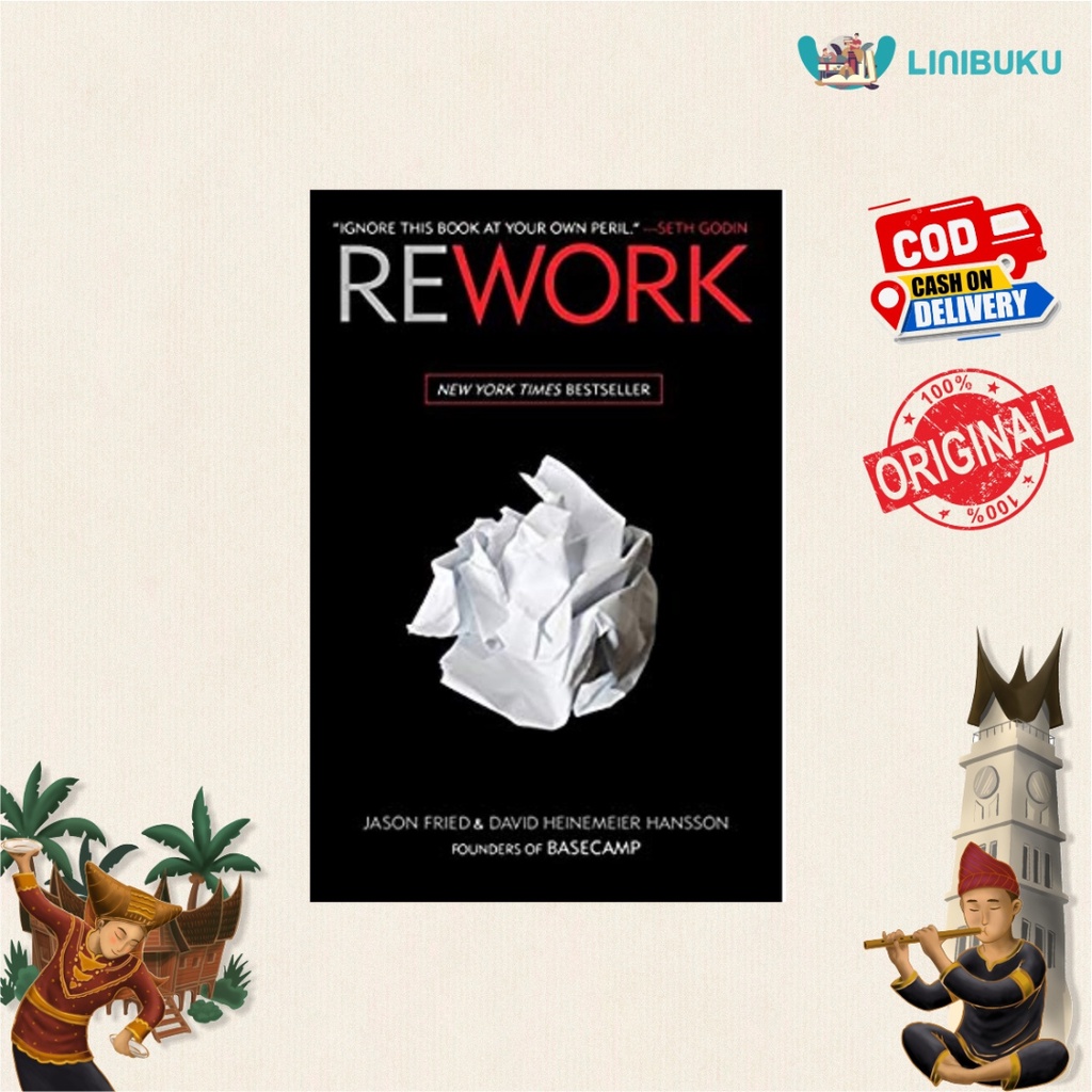 Jual Buku Rework dan Remote karya Jason Fried dan David Heiemeier ...