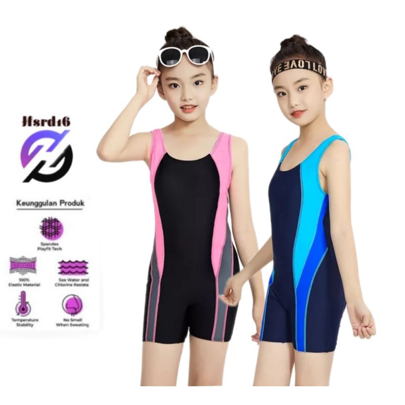 Jual HSRD16 BAJU RENANG ATLET BIKINI ANAK TANGUNG PEREMPUAN BEST SELLER