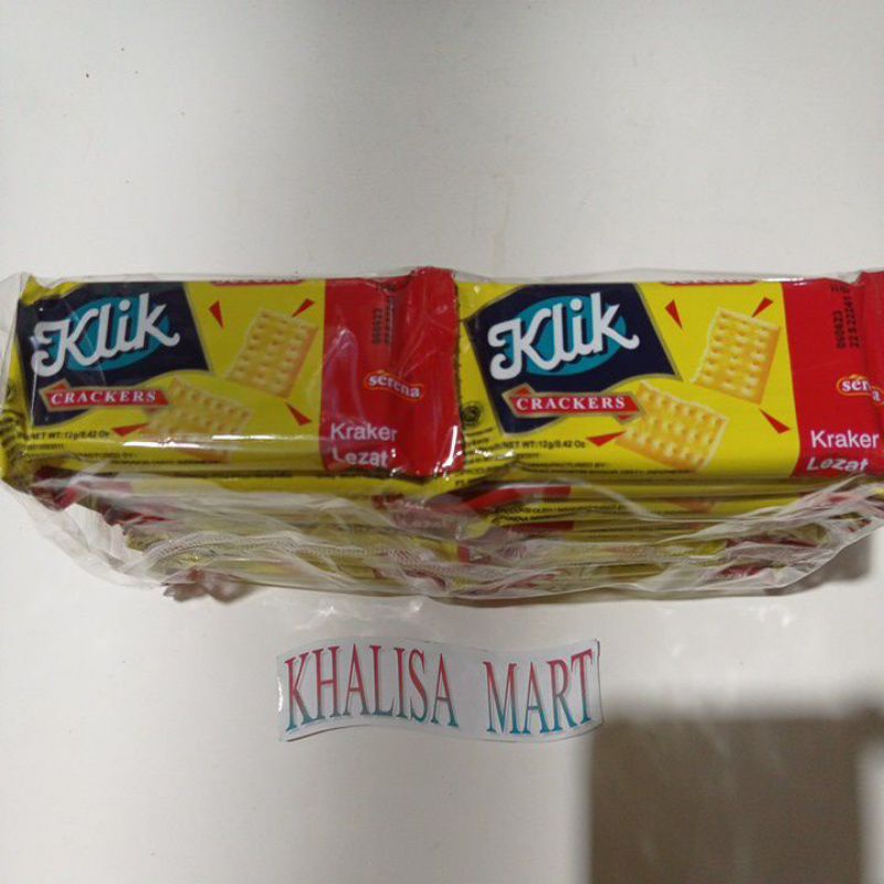 Jual Biskuit Klik Crackers Renteng | Shopee Indonesia