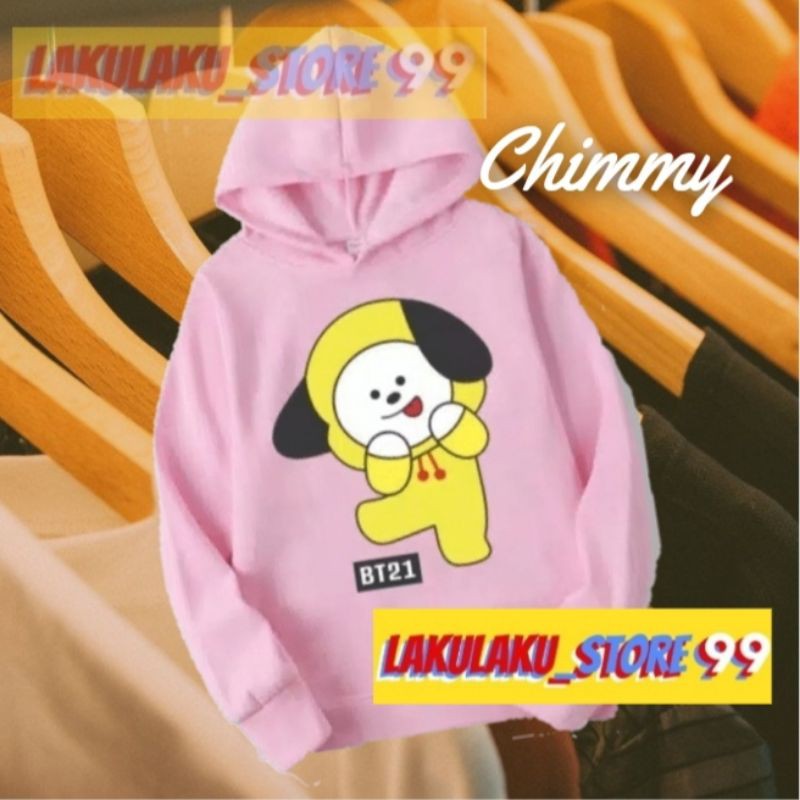 Sweater Hoodie Anak Perempuan BTS BT21 Chimmy Koya Mang Baju Anak Jaket  Anak Switer Anak Terbaru