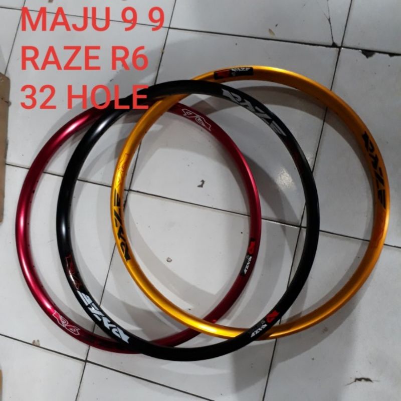 Jual Rim Raze 26 inch/Velg Raze R6 32 Hole Double wall Alloy 26 inch ...
