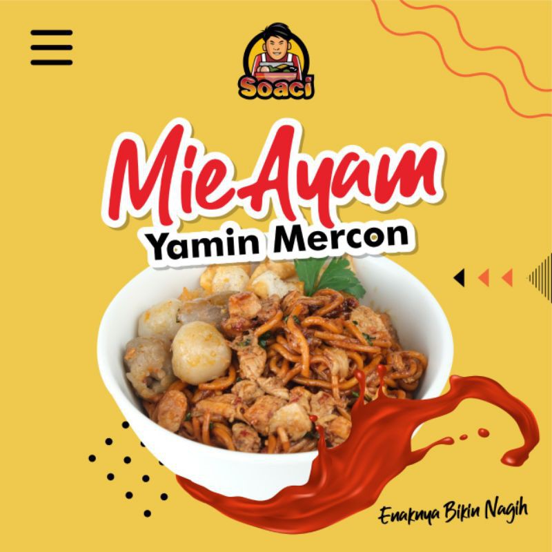 Jual Mie Ayam Yamin Mercon Khas Garut Soaci Shopee Indonesia