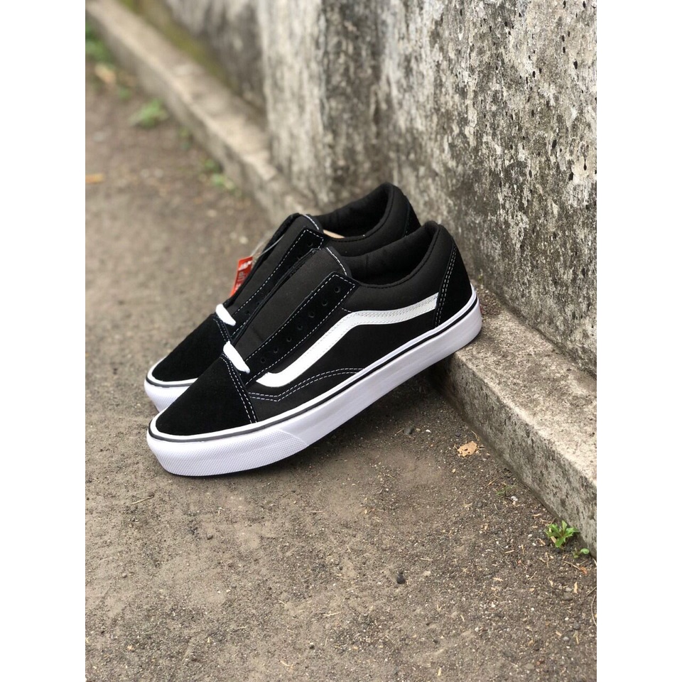 Jual Vans Old Skool Black White LITE Original [Lebih Ringan] | Shopee ...